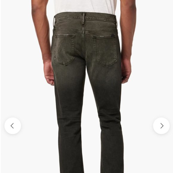 NWT Joe's Jeans Men's the Dean Slim Tapered High Rise Jeans, Lief Grey, size 36 - Picture 4 of 13